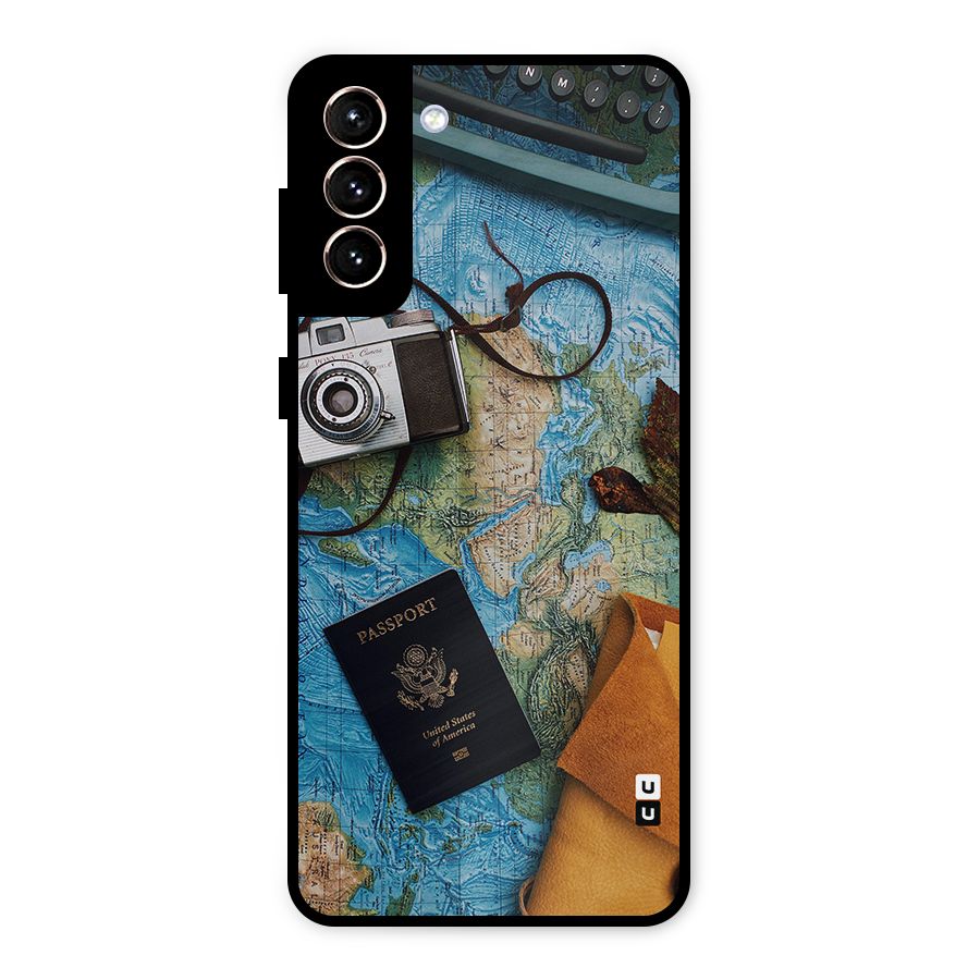 Travel Essentials Metal Back Case for Galaxy S21 Plus