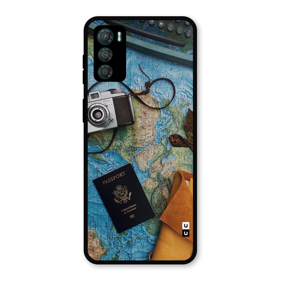 Travel Essentials Metal Back Case for Moto G42