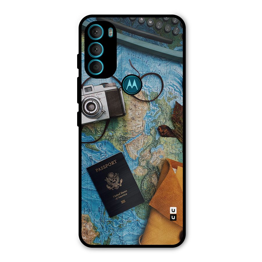Travel Essentials Metal Back Case for Moto G71 5G