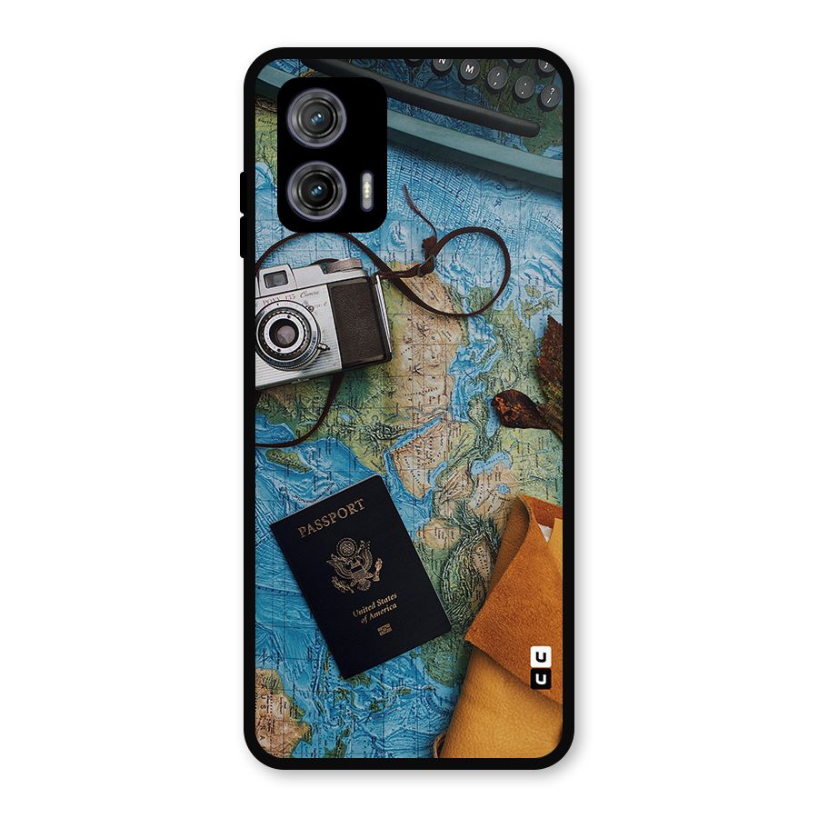 Travel Essentials Metal Back Case for Moto G73