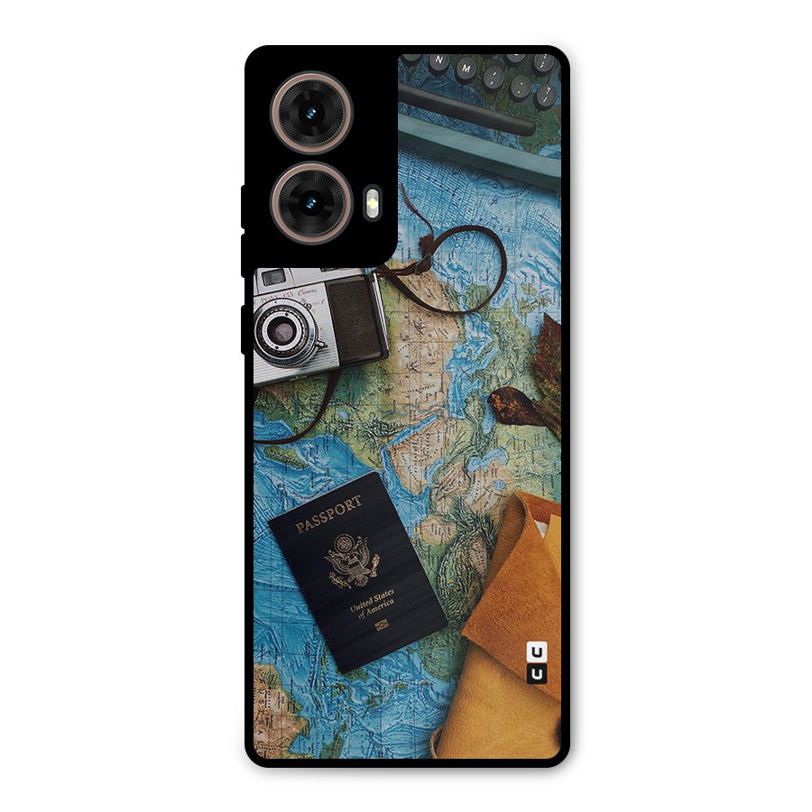 Travel Essentials Metal Back Case for Moto G85
