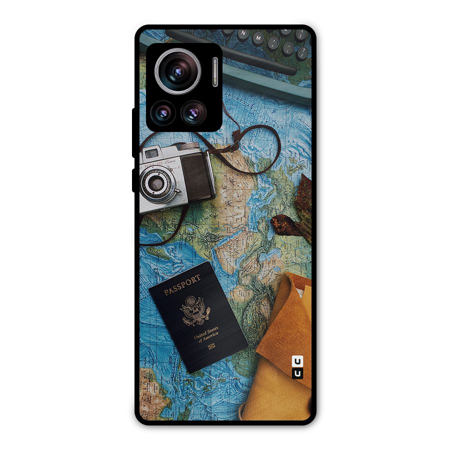Travel Essentials Metal Back Case for Motorola Edge 30 Ultra