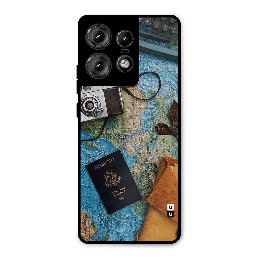 Travel Essentials Metal Back Case for Motorola Edge 50 Pro