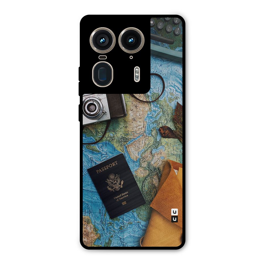 Travel Essentials Metal Back Case for Motorola Edge 50 Ultra
