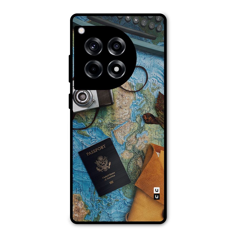 Travel Essentials Metal Back Case for OnePlus 12R