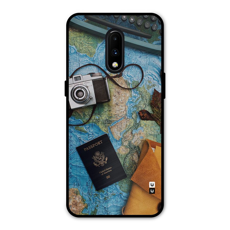 Travel Essentials Metal Back Case for OnePlus 7