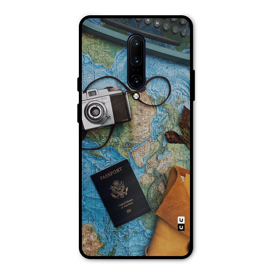 Travel Essentials Metal Back Case for OnePlus 7 Pro