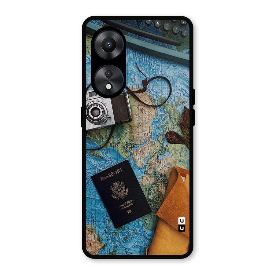 Travel Essentials Metal Back Case for Oppo A78