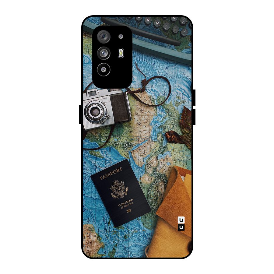 Travel Essentials Metal Back Case for Oppo F19 Pro Plus 5G