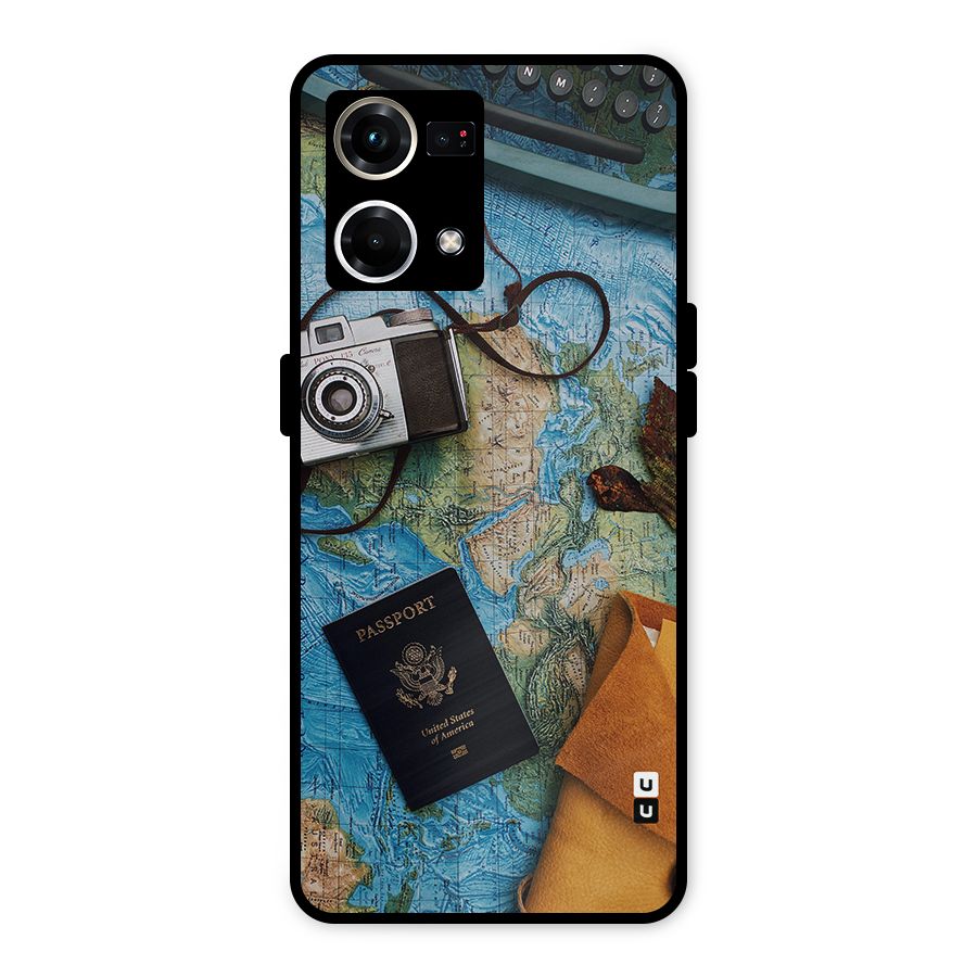 Travel Essentials Metal Back Case for Oppo F21 Pro 4G
