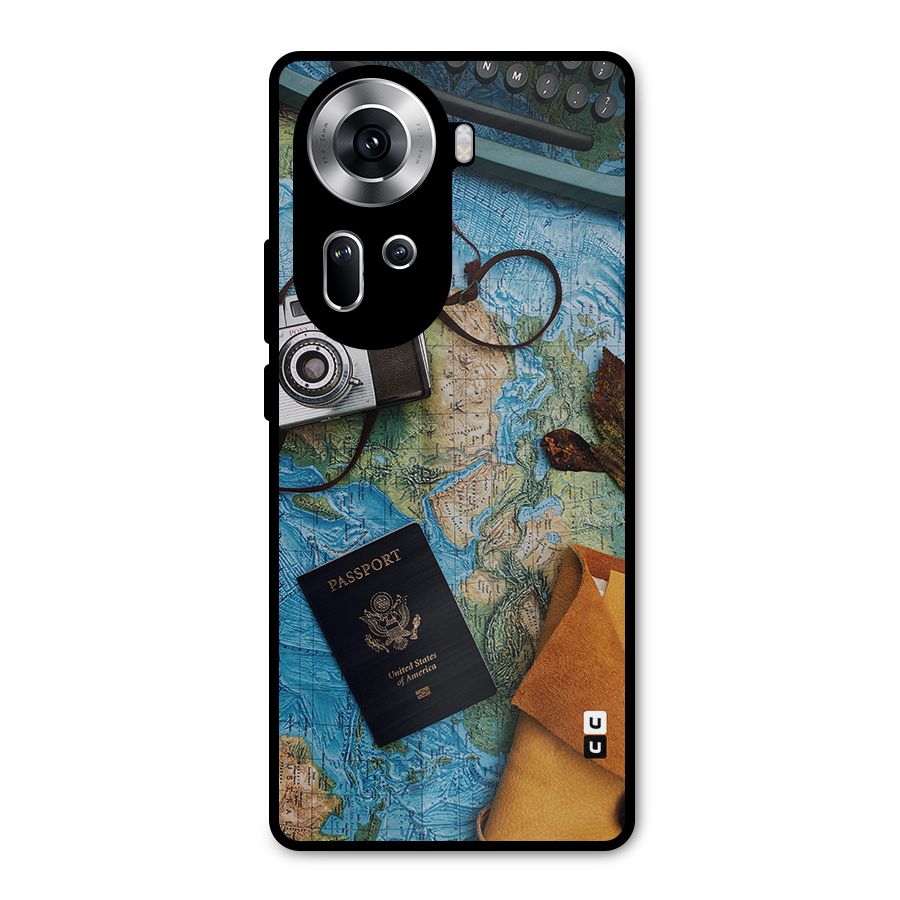 Travel Essentials Metal Back Case for Oppo Reno11 5G