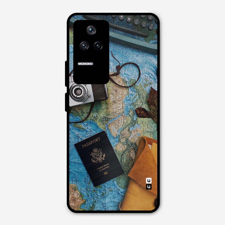 Travel Essentials Metal Back Case for Poco F4 5G