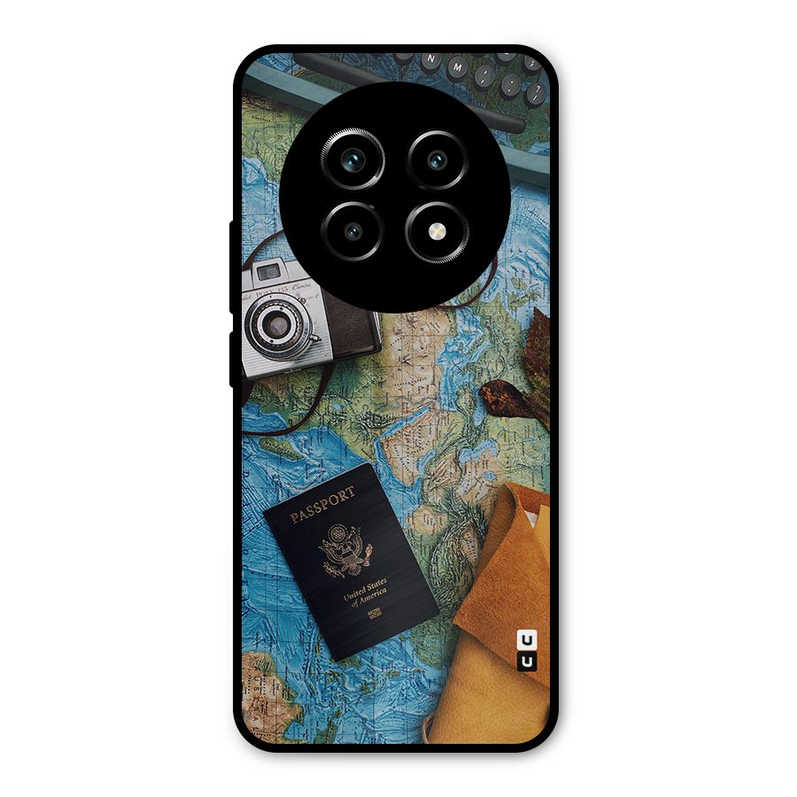 Travel Essentials Metal Back Case for Realme 13 Pro