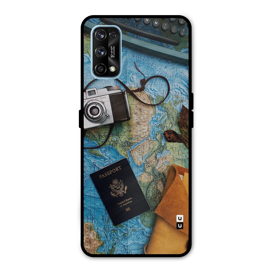 Travel Essentials Metal Back Case for Realme 7 Pro
