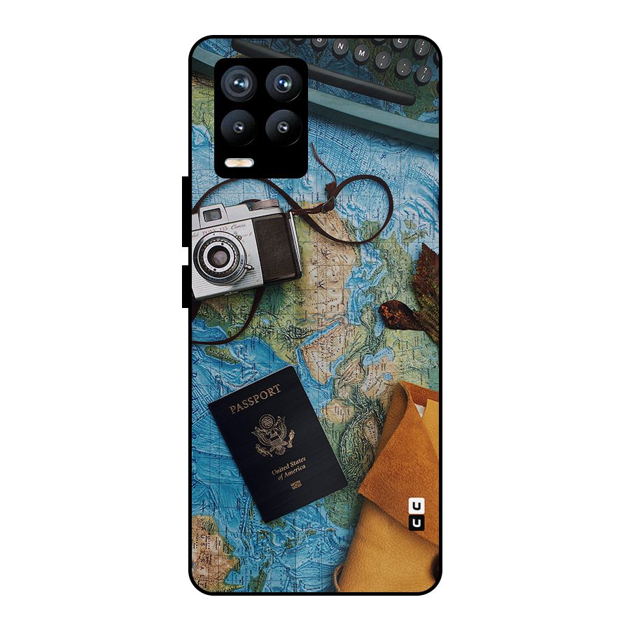 Travel Essentials Metal Back Case for Realme 8 Pro