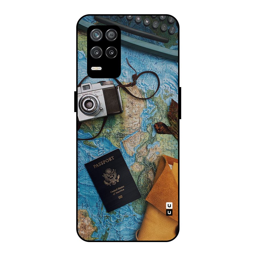 Travel Essentials Metal Back Case for Realme 8s 5G