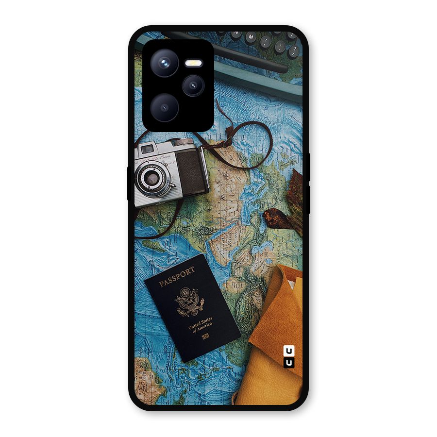 Travel Essentials Metal Back Case for Realme C35