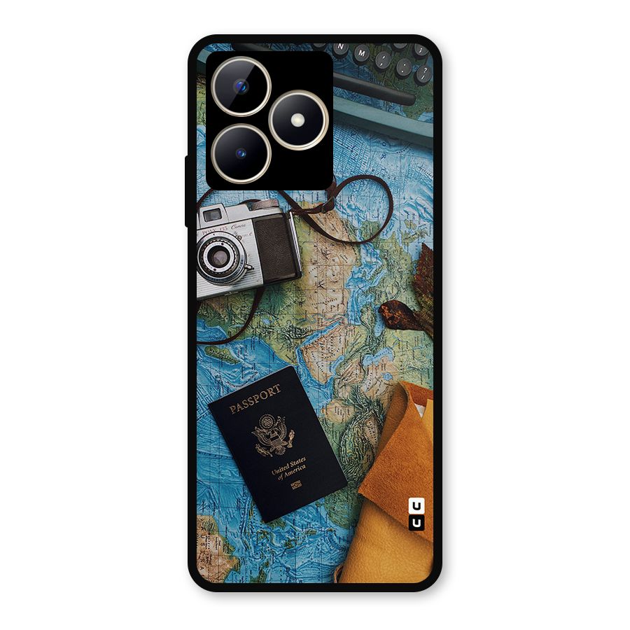 Travel Essentials Metal Back Case for Realme C53