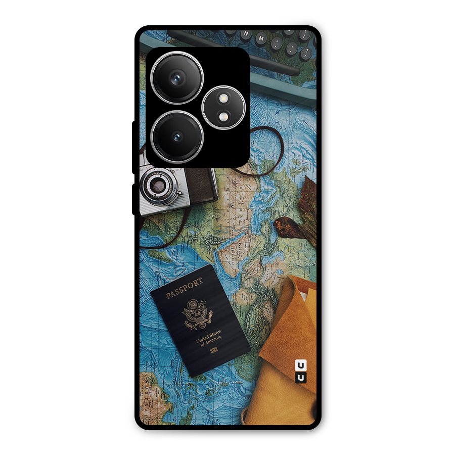 Travel Essentials Metal Back Case for Realme GT 6T