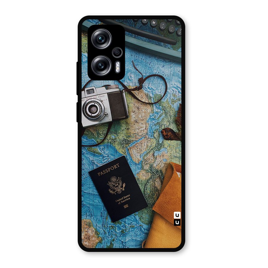 Travel Essentials Metal Back Case for Redmi K50i