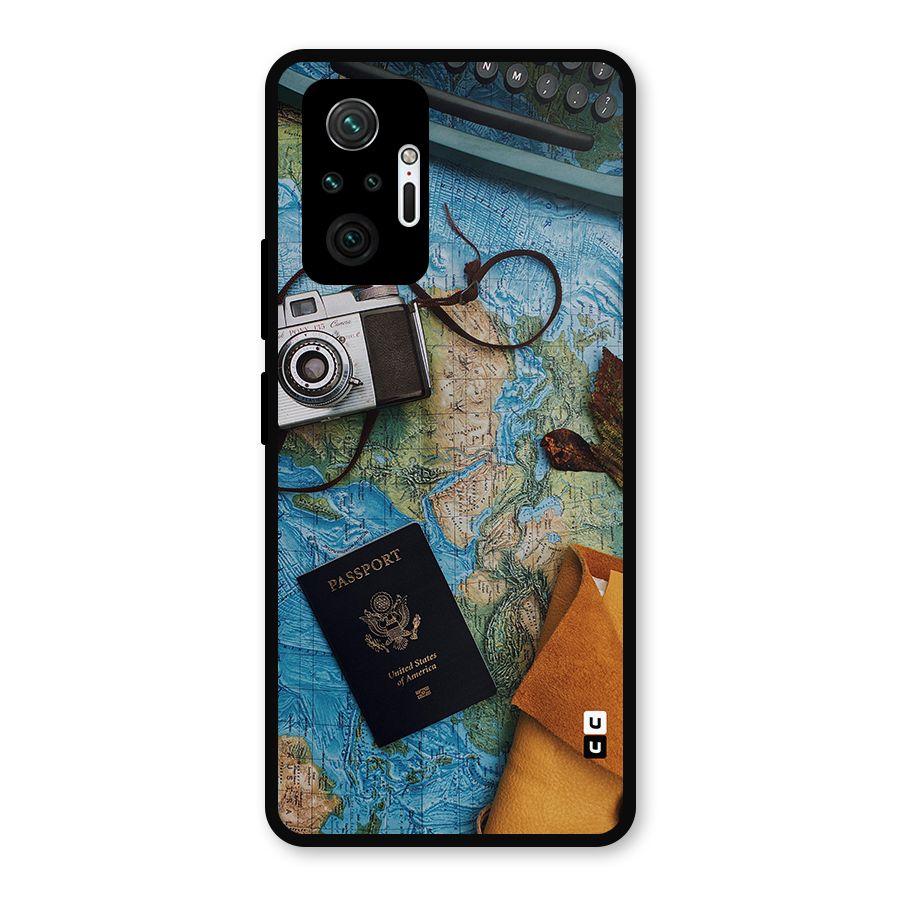 Travel Essentials Metal Back Case for Redmi Note 10 Pro Max