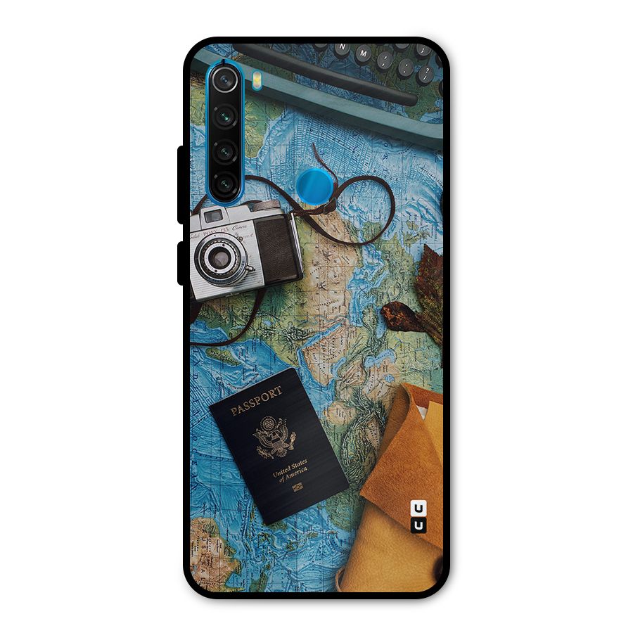 Travel Essentials Metal Back Case for Redmi Note 8