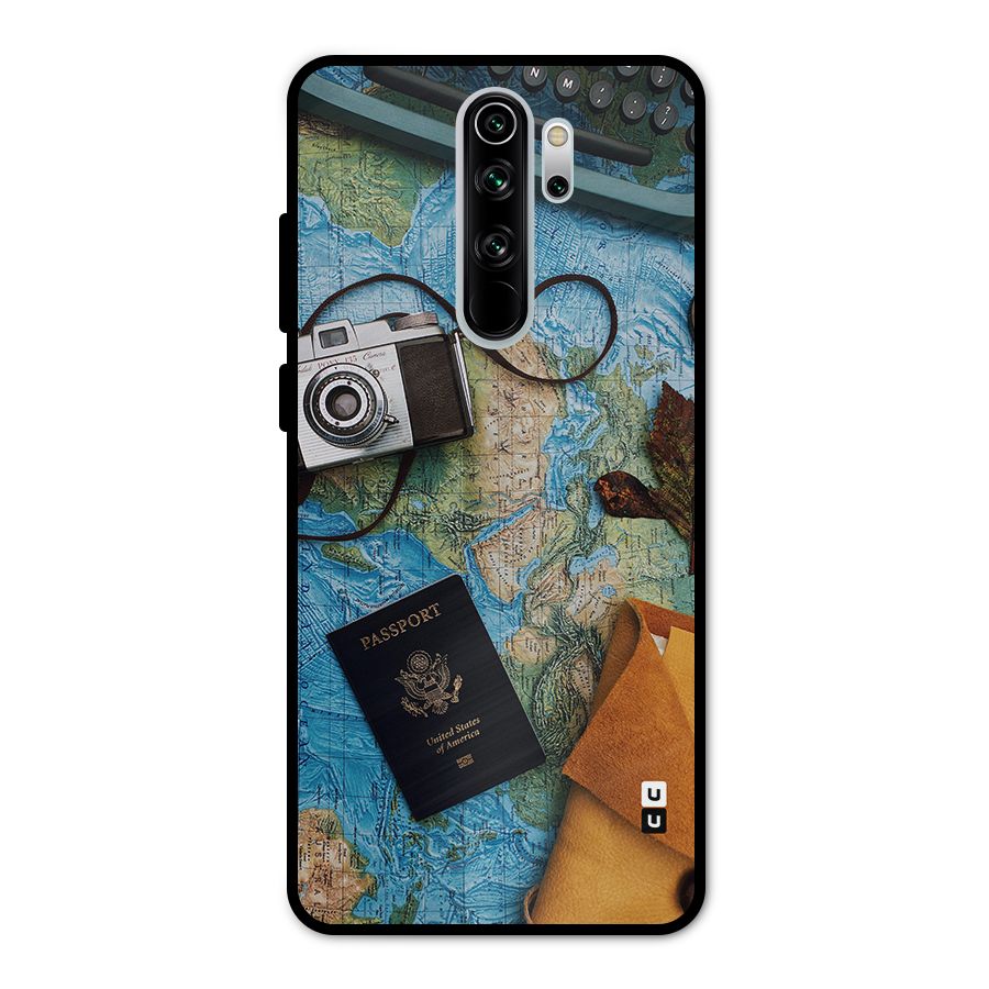 Travel Essentials Metal Back Case for Redmi Note 8 Pro