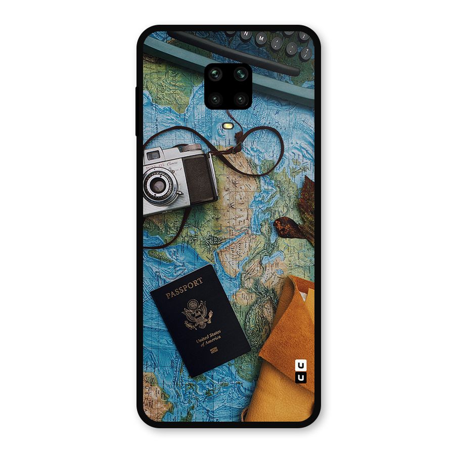 Travel Essentials Metal Back Case for Redmi Note 9 Pro