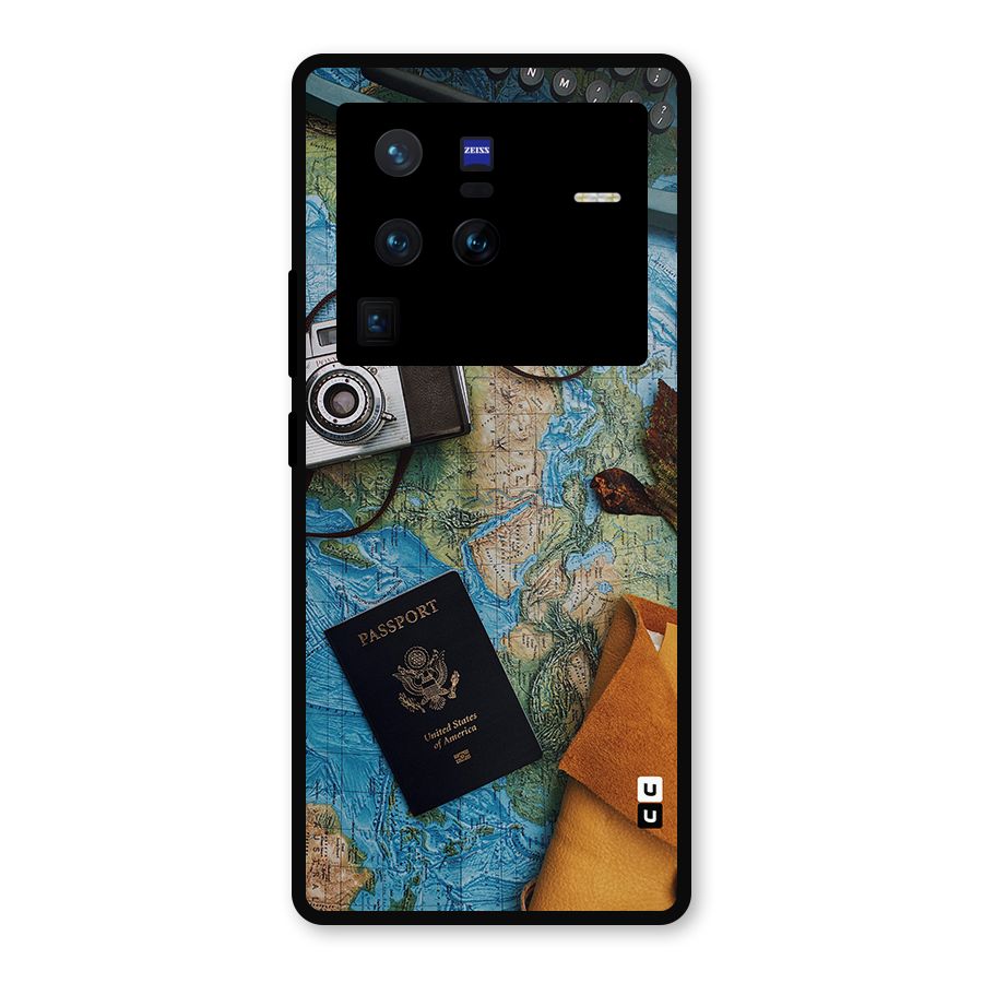 Travel Essentials Metal Back Case for Vivo X80 Pro