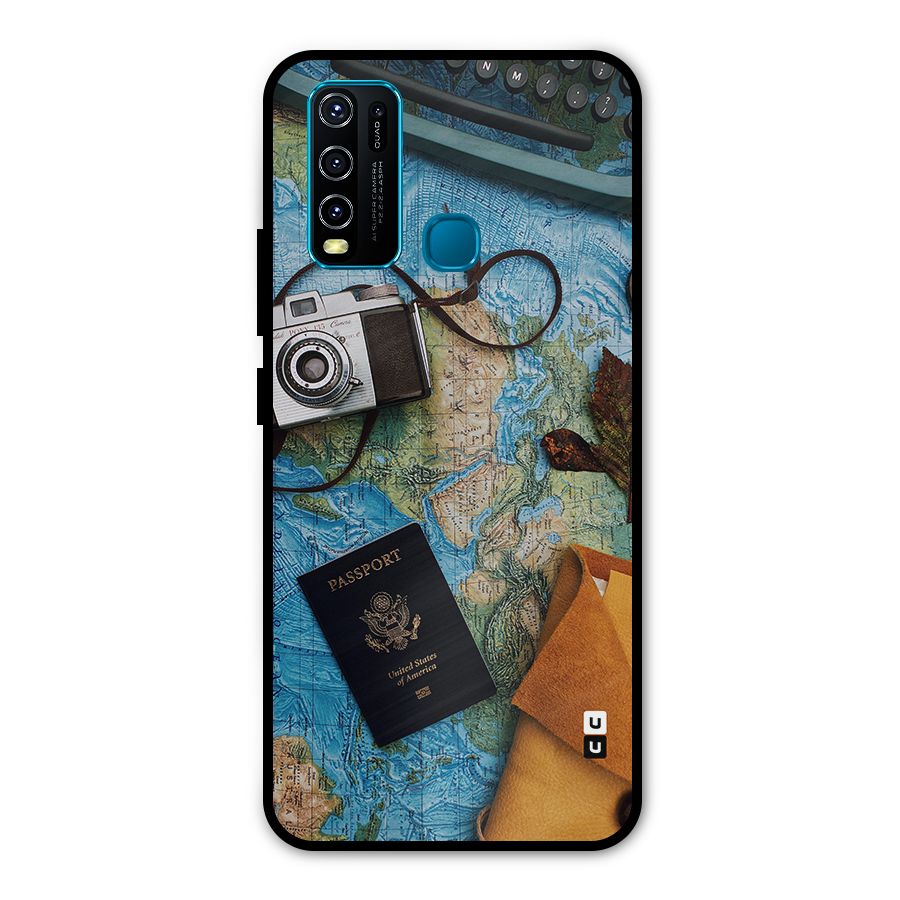 Travel Essentials Metal Back Case for Vivo Y30