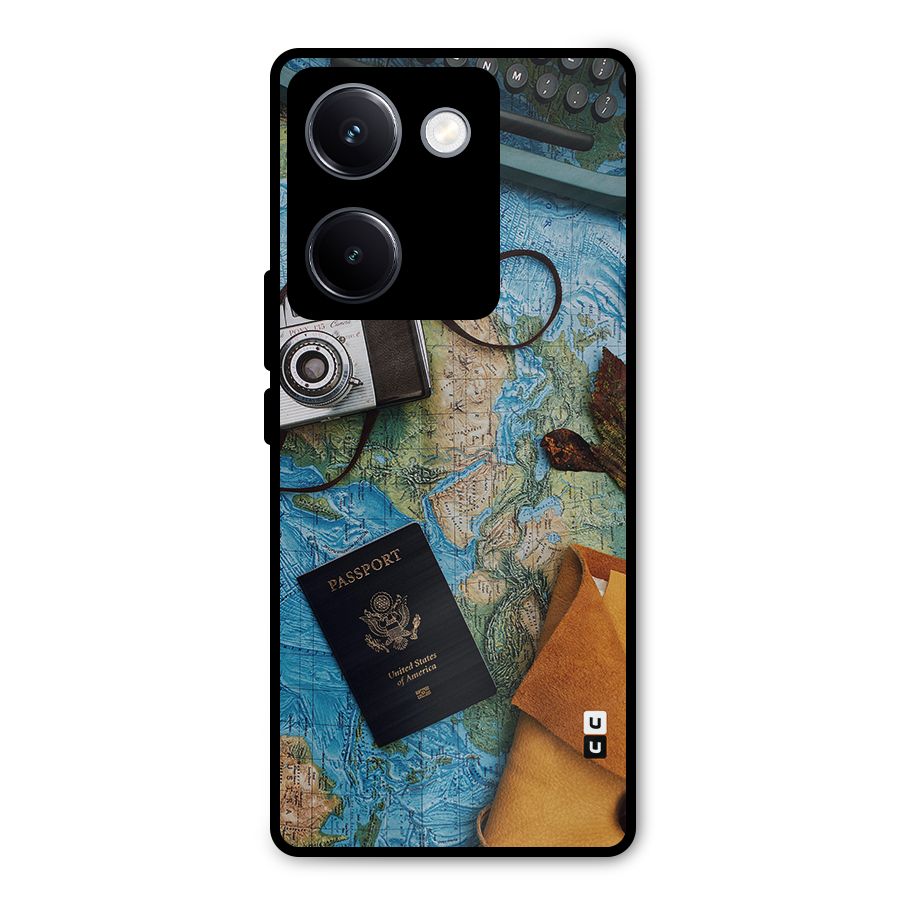 Travel Essentials Metal Back Case for Vivo Y300 Plus