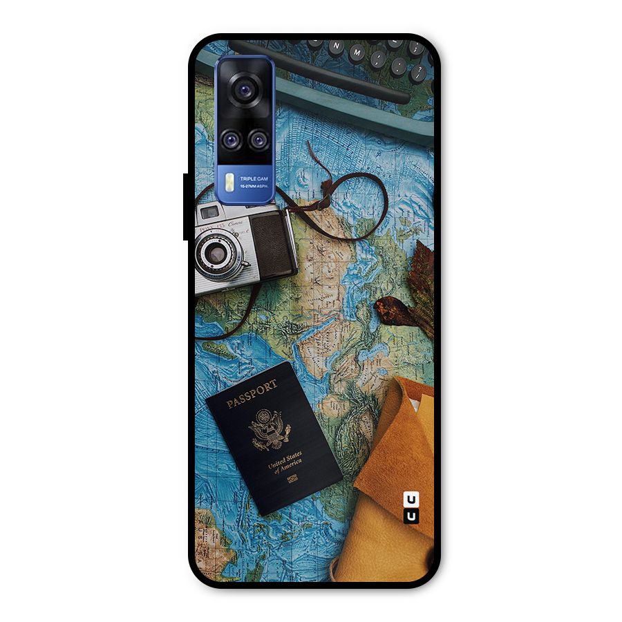 Travel Essentials Metal Back Case for Vivo Y51A