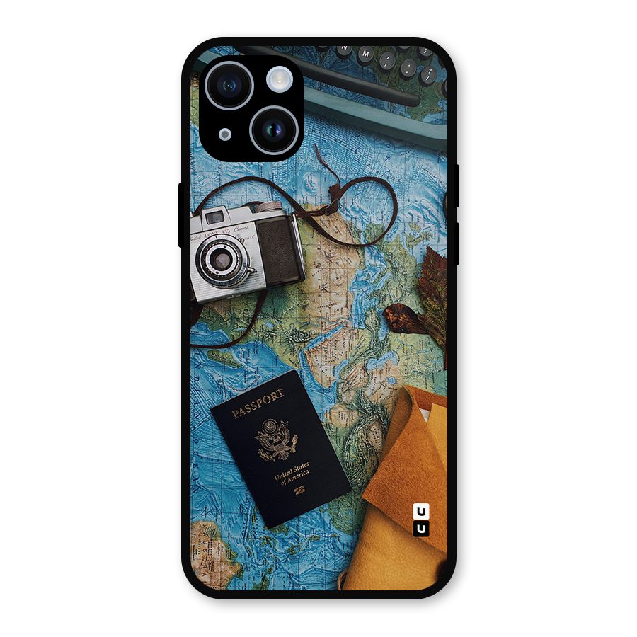 Travel Essentials Metal Back Case for iPhone 14