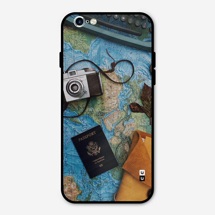 Travel Essentials Metal Back Case for iPhone 6 6s