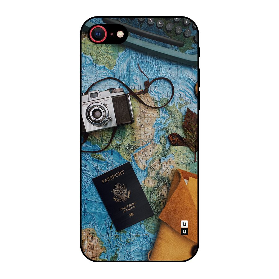 Travel Essentials Metal Back Case for iPhone SE 2022