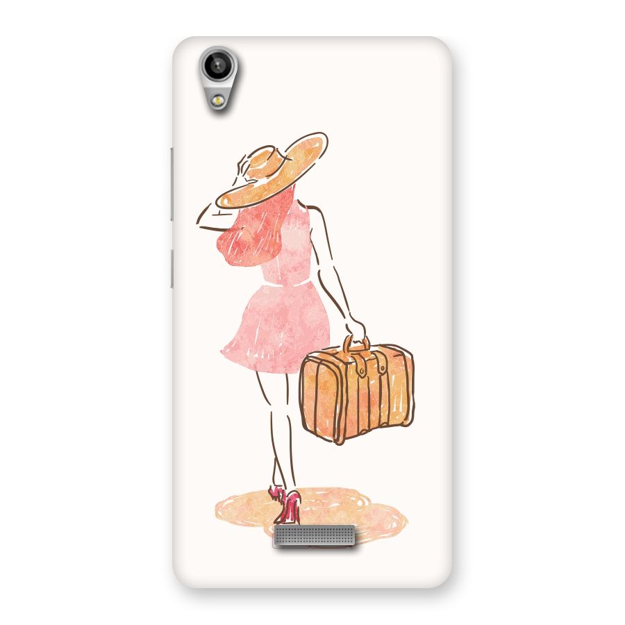 Travel Girl Back Case for Lava-Pixel-V1