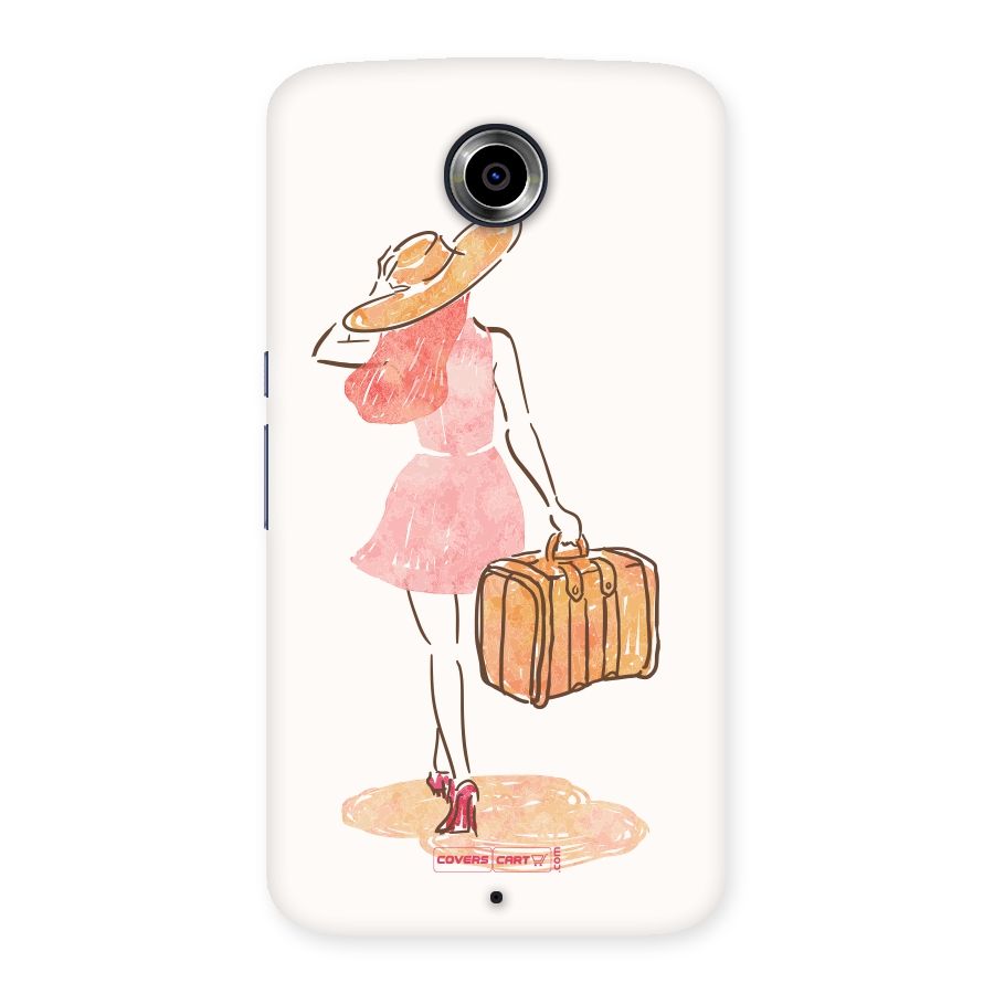 Travel Girl Back Case for Nexsus 6