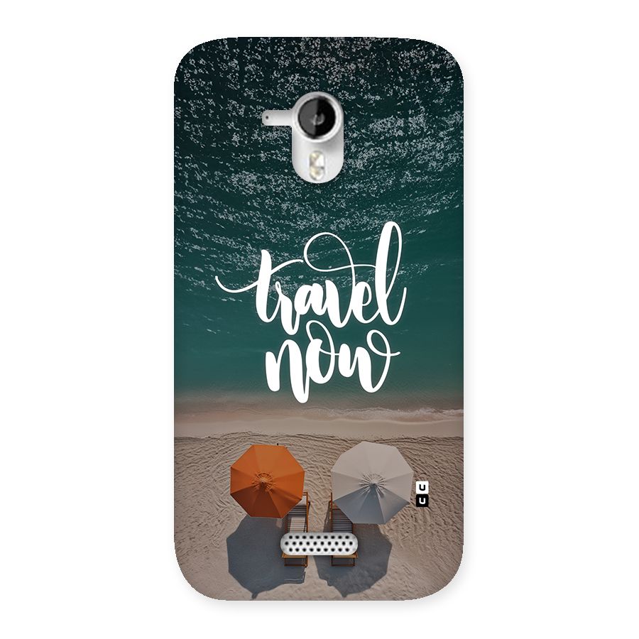 Travel Now Back Case for Canvas HD A116