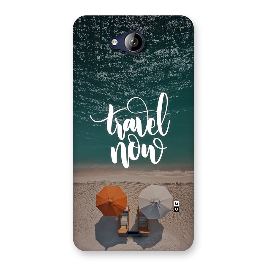 Travel Now Back Case for Canvas Play Q355