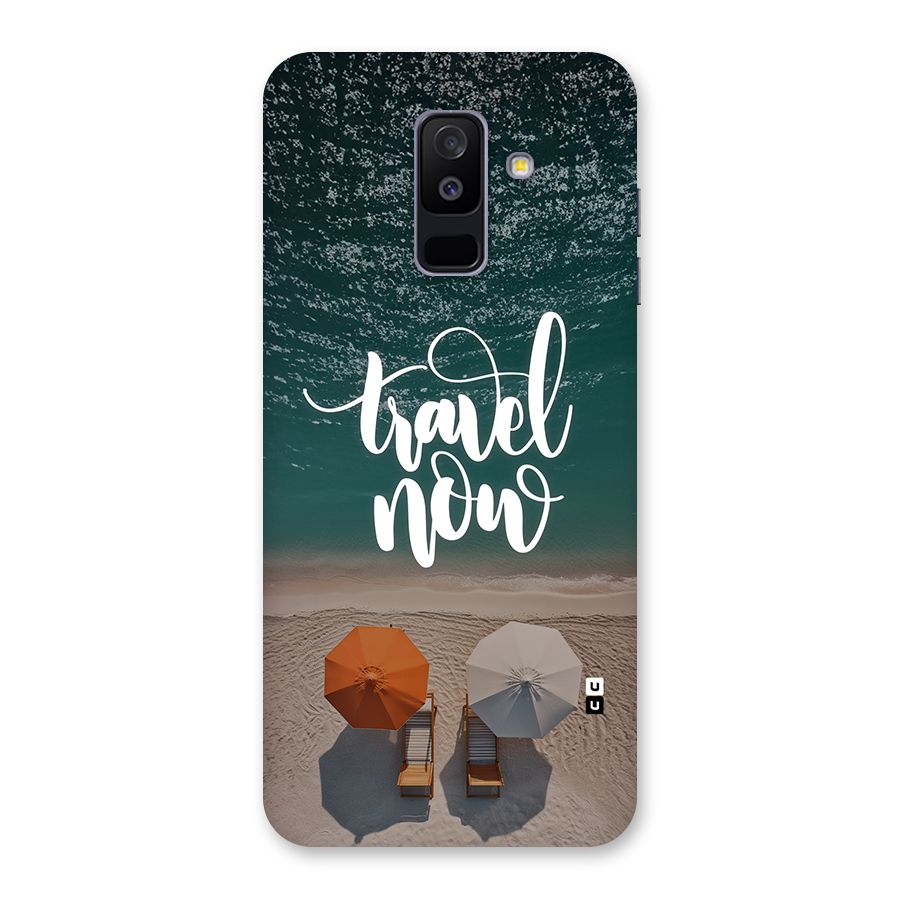 Travel Now Back Case for Galaxy A6 Plus