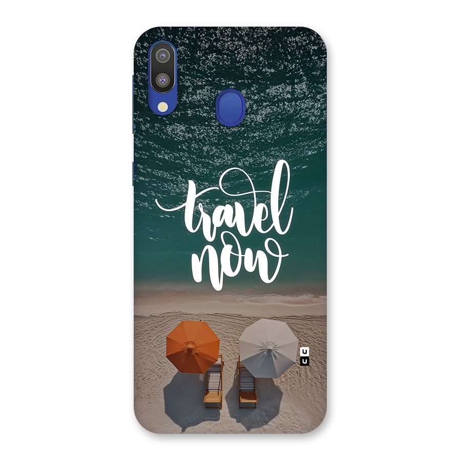 Travel Now Back Case for Galaxy M20