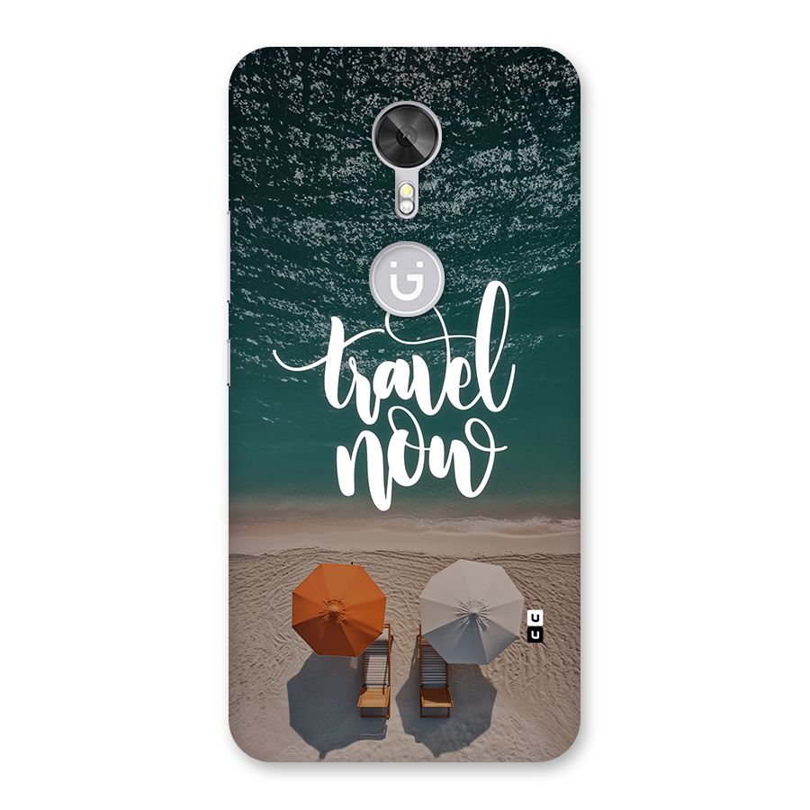 Travel Now Back Case for Gionee A1