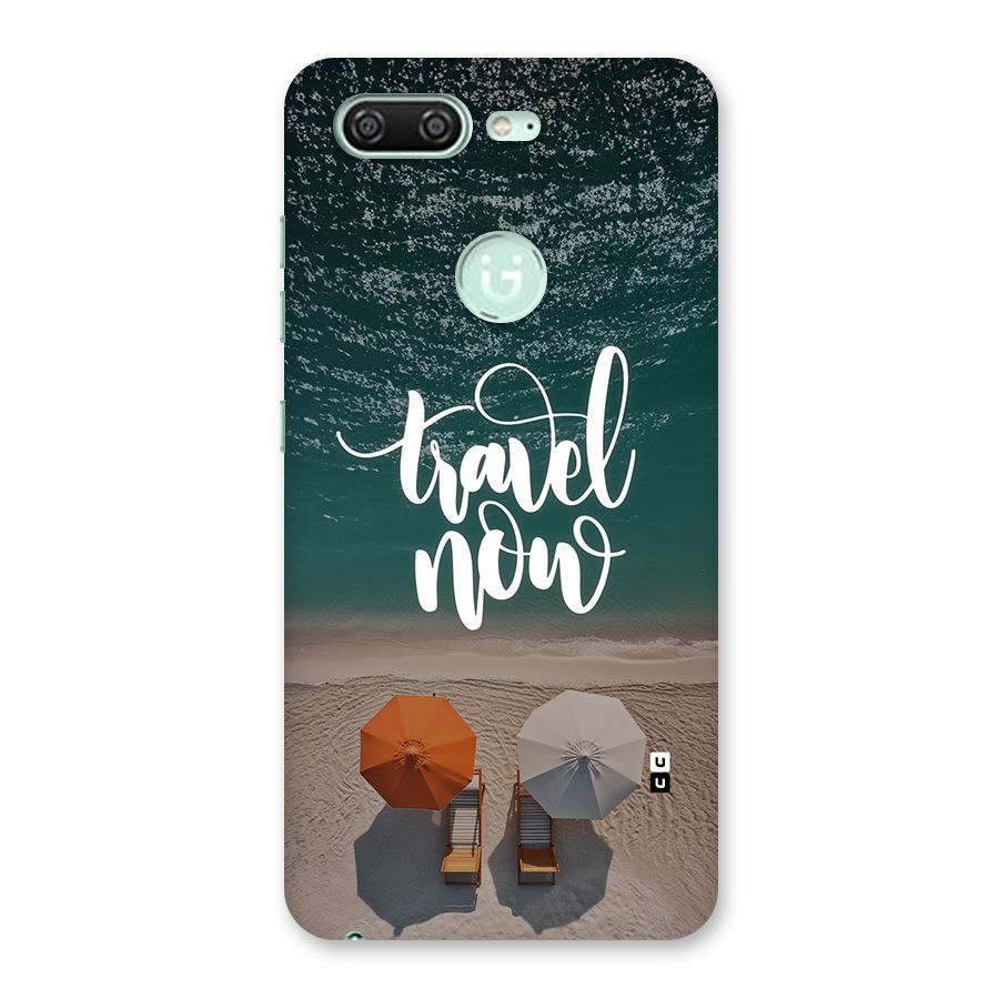 Travel Now Back Case for Gionee S10