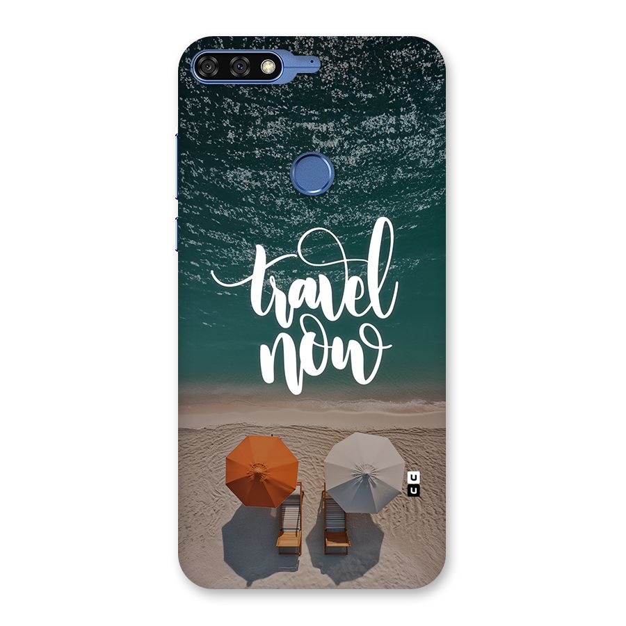 Travel Now Back Case for Honor 7C