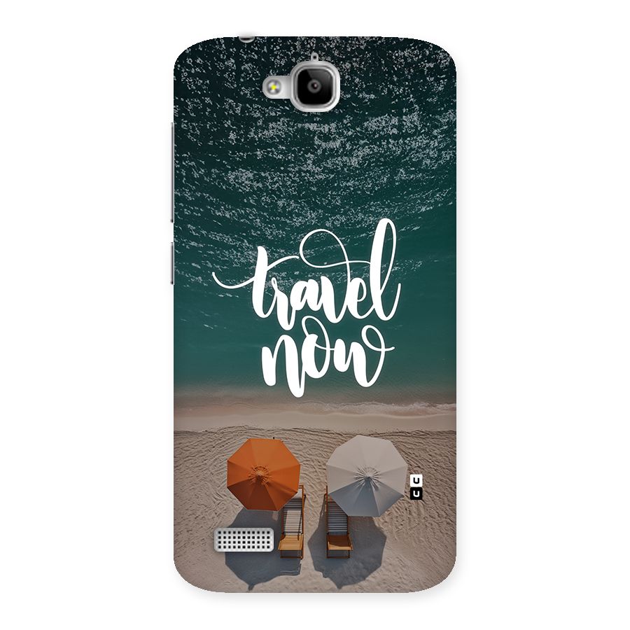 Travel Now Back Case for Honor Holly
