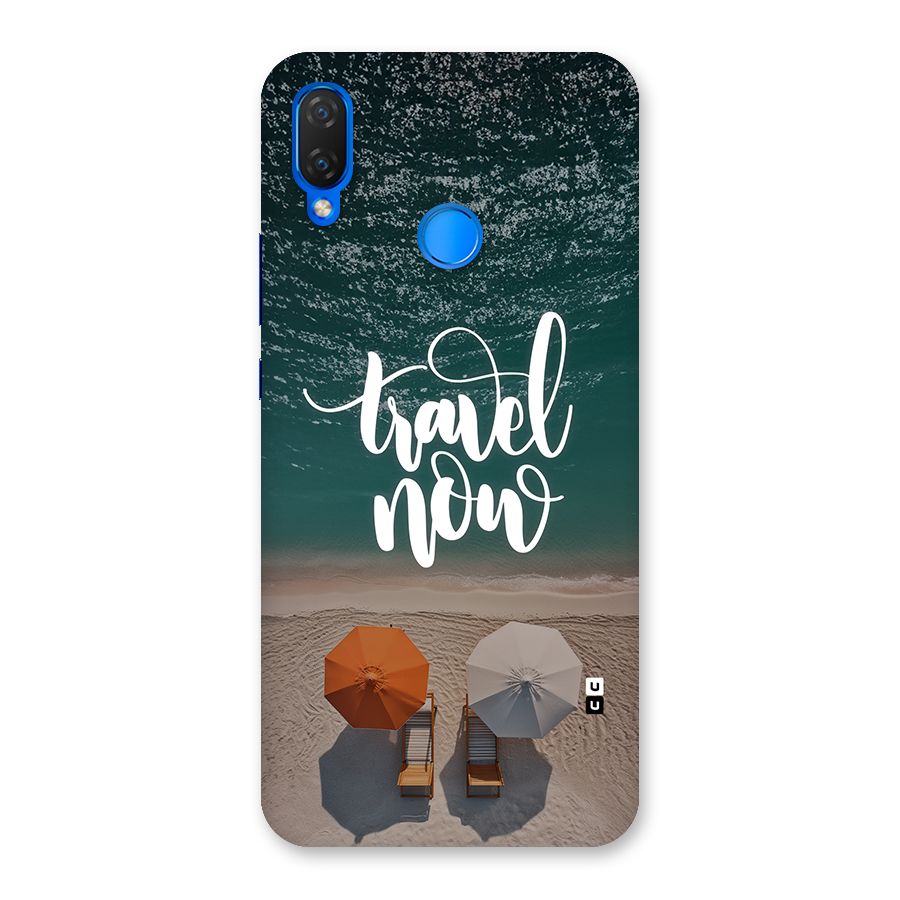 Travel Now Back Case for Huawei P Smart Plus