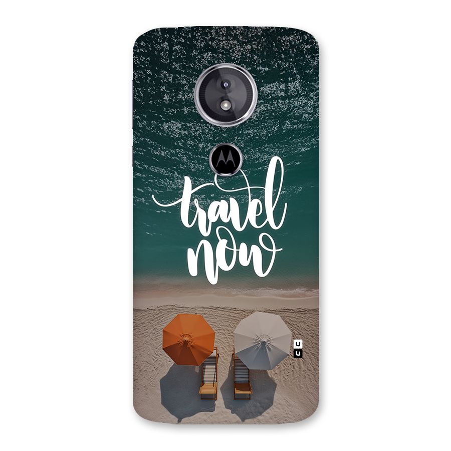 Travel Now Back Case for Moto E5