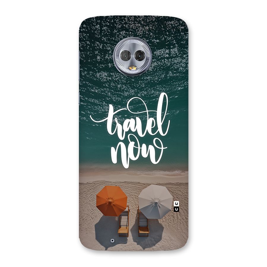 Travel Now Back Case for Moto G6