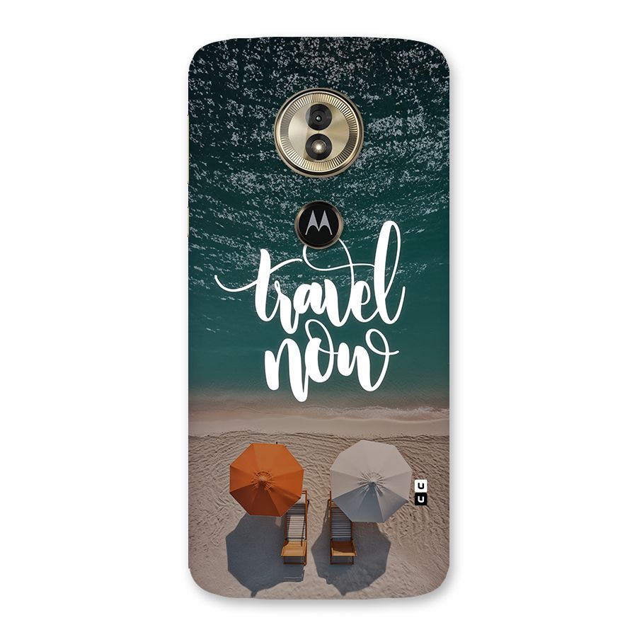 Travel Now Back Case for Moto G6 Play