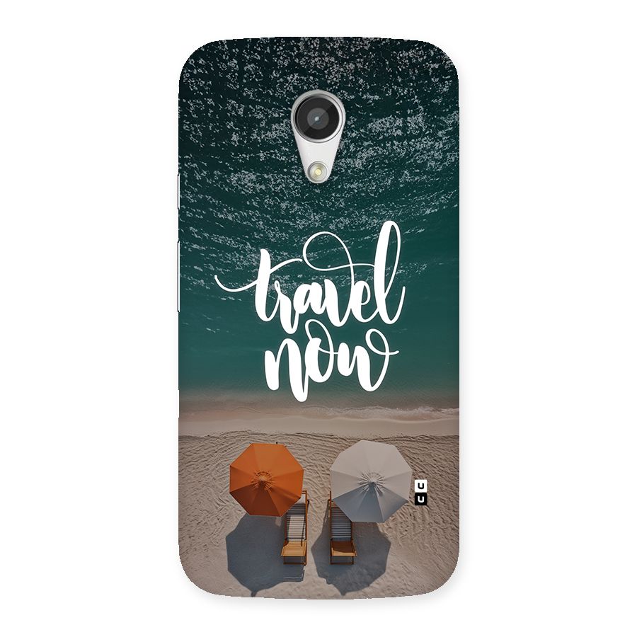 Travel Now Back Case for Moto G 2nd Gen